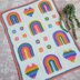 Rainbows of Love & Flowers Blanket - US Terms