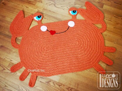 Cranky Crab Crochet Rug