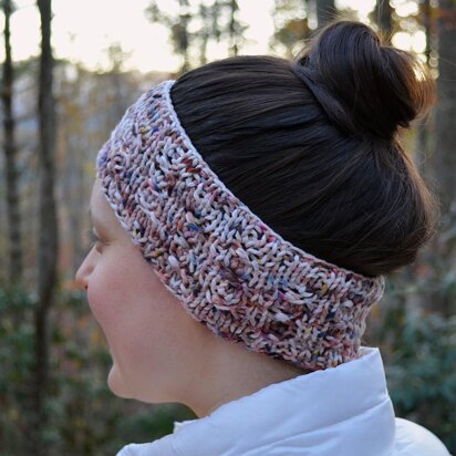 Snow Gazer Headband - knitting pattern