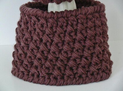 Chunky Hat and Infinity Cowl Scarf Girls Ladies