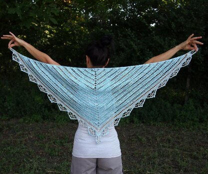 Sunkissed shawl