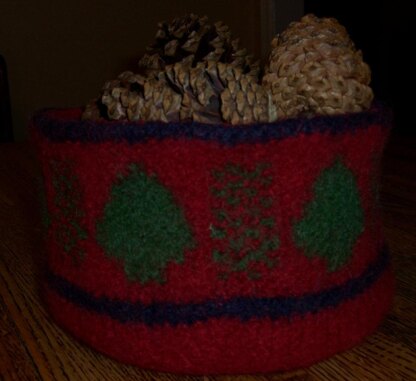Christmas Bowl (felted)