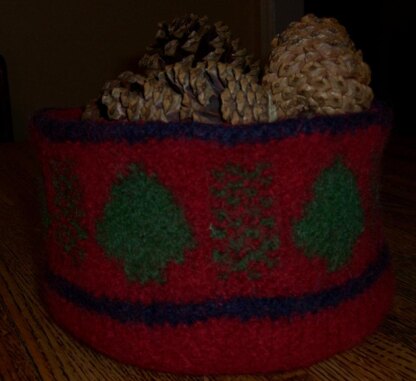 Christmas Bowl (felted)