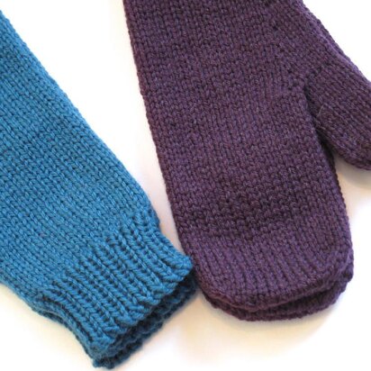 Thumdrum Mittens - knitting pattern