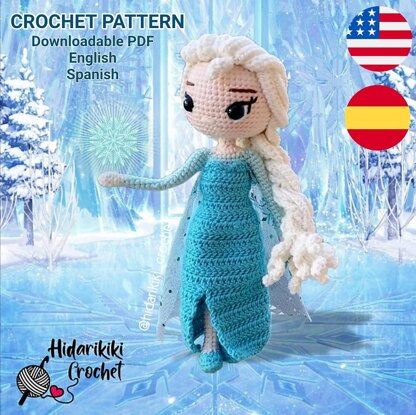 ELSA FROZEN princess Amigurumi