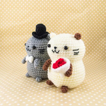 Cat Couple Amigurumi Kit