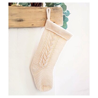 Cozy Cabled Stocking