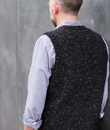 Churchmouse Studio His Vest in Rowan Tweed DK/Pure Wool Superwash DK PDF