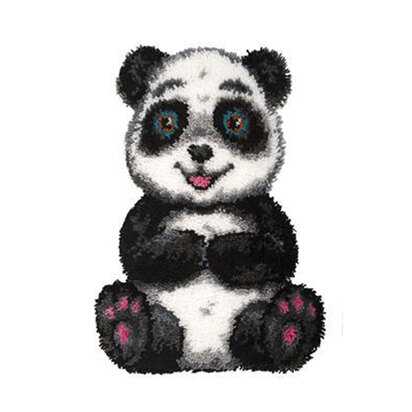 Grafitec Knüpfteppich Set Patch der Panda