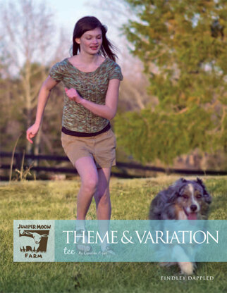 Theme & Variation Tee in Juniper Moon Findley Dappled - JMF04-04 - Downloadable PDF