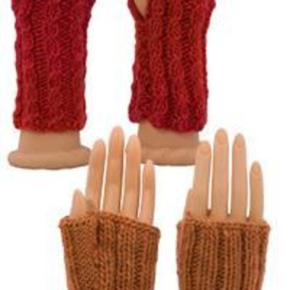 Fingerless Gloves Two Ways