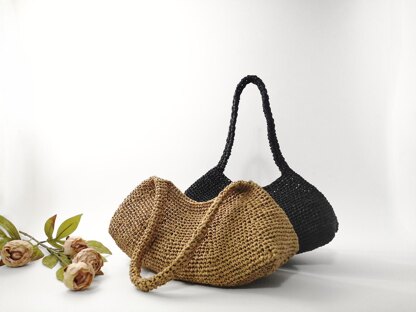 Nadège Raffia Handbag