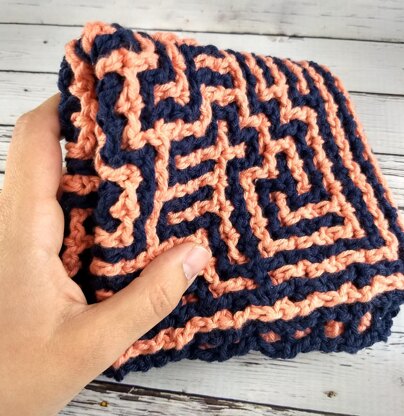 A-Maze-Ing Washcloth