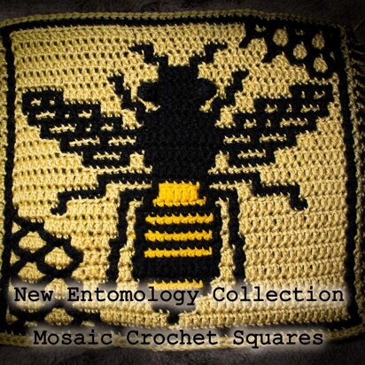 Entomology Collection Mosaic Square - Honey Bee