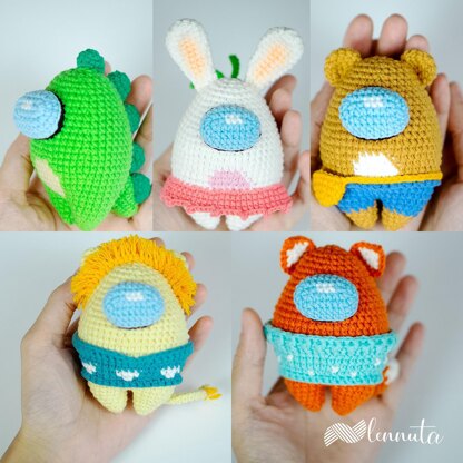 Among Us Pokemon Crochet Patterns - Lennutas Shop