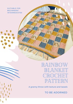Boho Rainbow Blanket