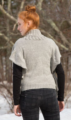 Paulette Pullover in Classic Elite Yarns Mountaintop Vail - Downloadable PDF