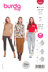 Burda Style Misses' Turtleneck Top with Half- or Full-Length Sleeves B6056 - Paper Pattern, Size 8-22 (34-48)