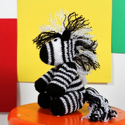 Knuddie Zebra - knitting pattern