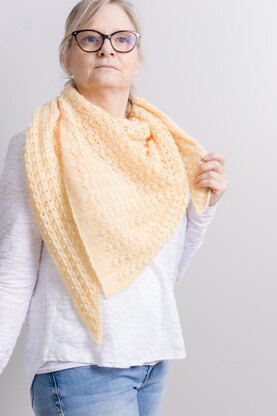 Vertical Sunshine Shawl