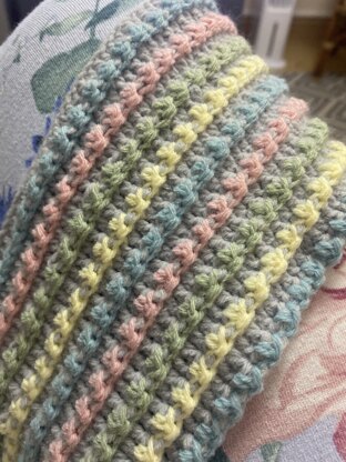 Pastel Striped Baby Blanket