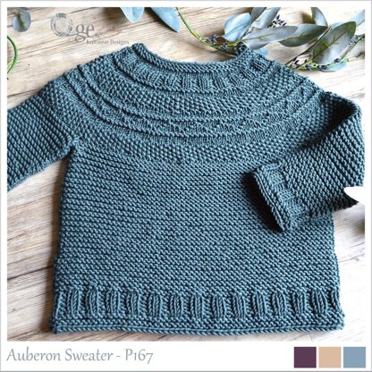 OGE Knitwear Designs P167 Auberon Sweater PDF at WEBS | Yarn.com
