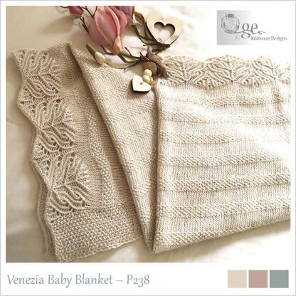 OGE Knitwear Designs P238 Venezia Baby Blanket PDF