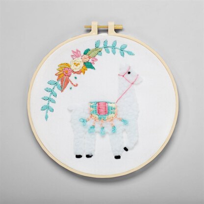 Simply Make Llama Embroidery Kit