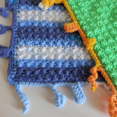 Twists and Turns Tag Blanket