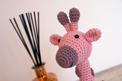 Standing Crocheted Giraffe
