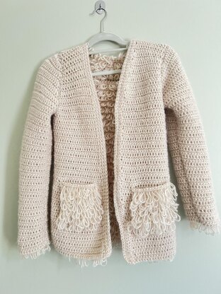 Reversible Loops Crochet Cardigan