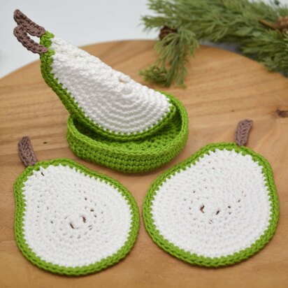 Pear Slices Coaster Set
