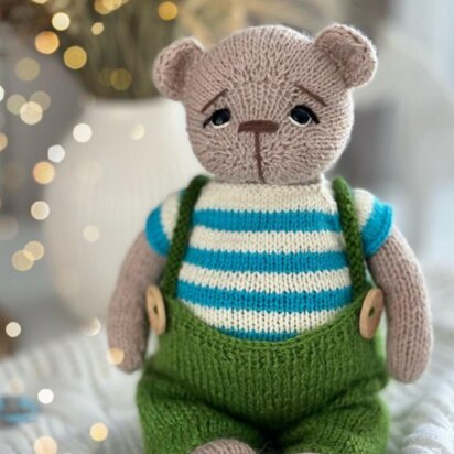 Teddy Bear knitting pattern PDF