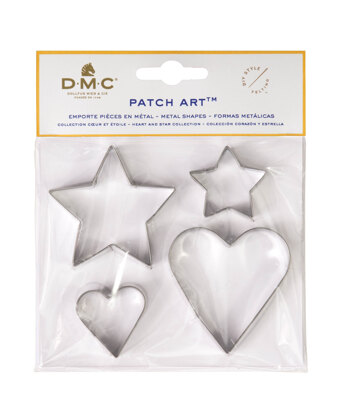 DMC Patch Art Shapes - Heart & Star
