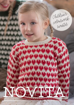 Children's Colorwork Sweater in Novita Nalle - Downloadable PDF