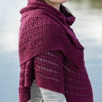 716 Sequoyah Shawl - Knitting Pattern for Women in Valley Yarns Charlemont 