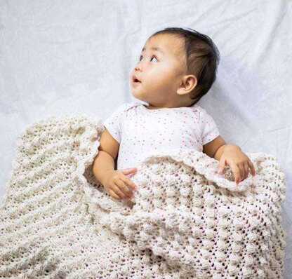 Bubble Up Crochet Blanket in Bernat Bundle Up - Downloadable PDF