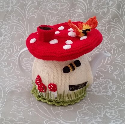 Fairy Mushroom Tea Cosy