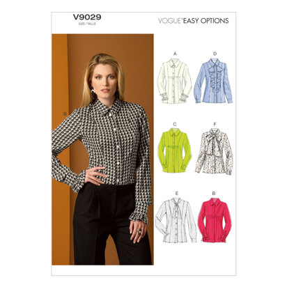 Vogue Misses' Blouse V9029 - Sewing Pattern