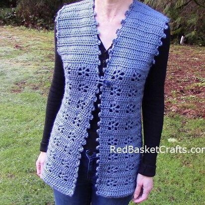 Petal Vest - Easy Double Crochet