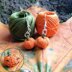 Crochet Pumpkin Earrings