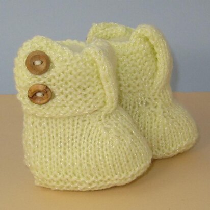 Easy Baby Big T Bar 2 Button Booties