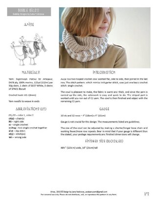 Anise Cowl