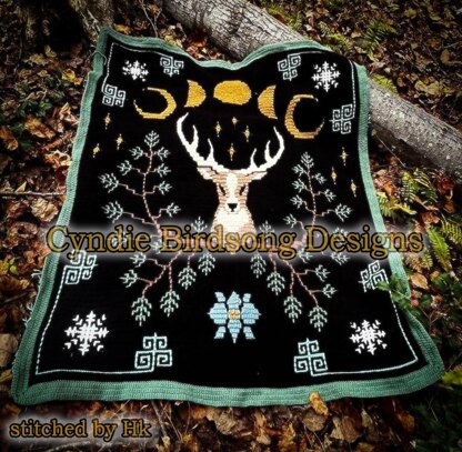 Winter Solstice Magic - overlay mosaic blanket