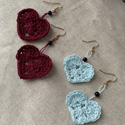 Valentines Heart Earrings