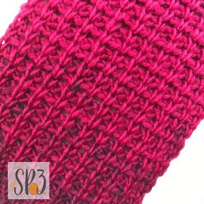 Winter Tracks Scarf / Cowl – Crochet Pattern - Sweet Potato 3