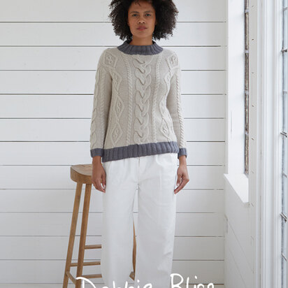 Cromer Jumper - Knitting Pattern For Women in Debbie Bliss Iris