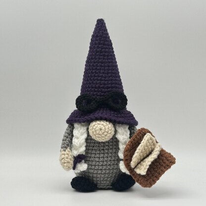Bookworm Gnome Amigurumi