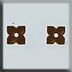 Mill Hill Bead MH12190 - 4 Petal Flower Matte Autumn To