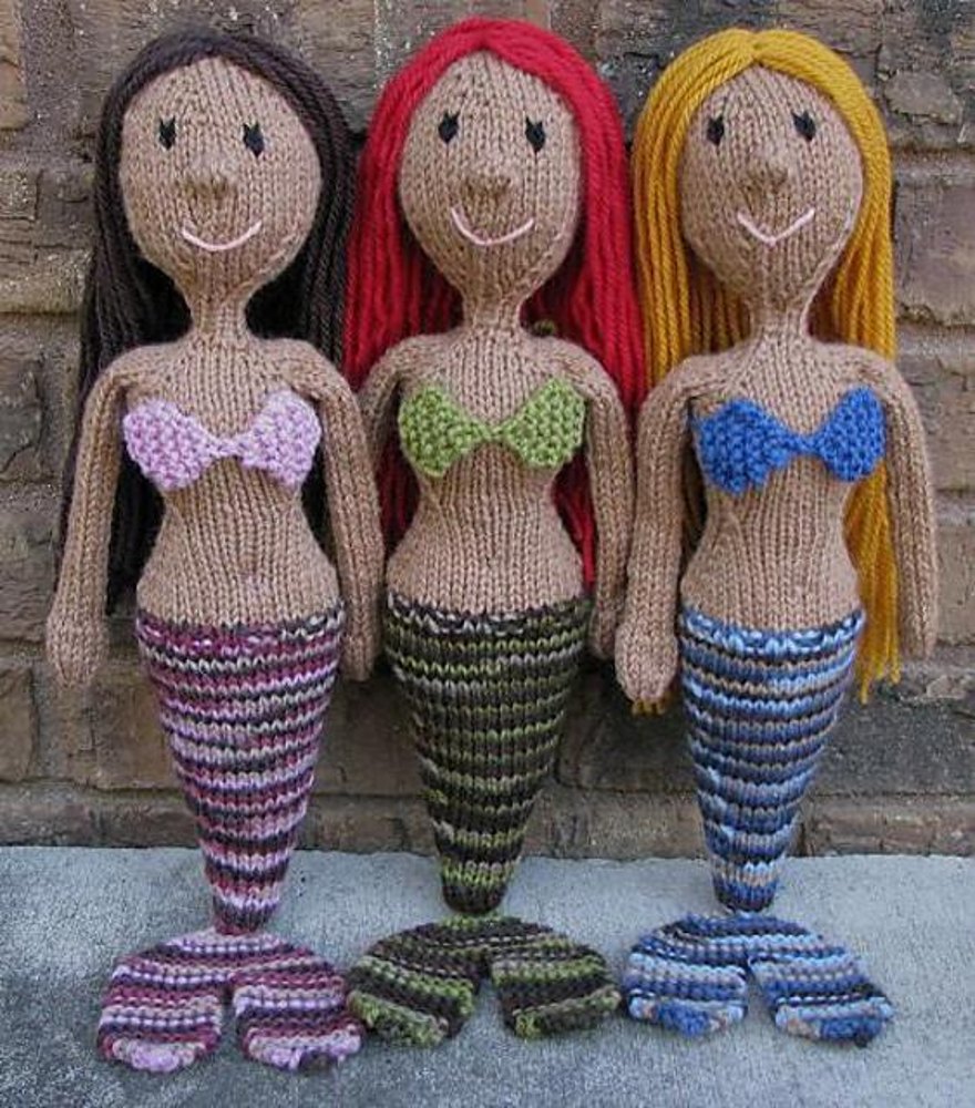 patteKnuthMarf pattern knit mermaid black - ロングワンピース